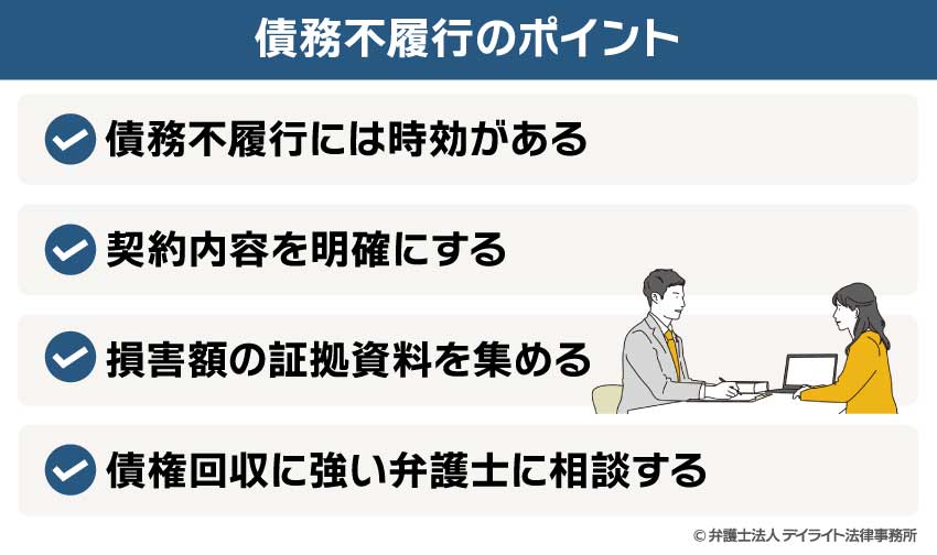 債務不履行のポイント