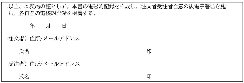 署名メール