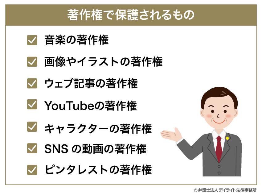 著作権で保護されるもの