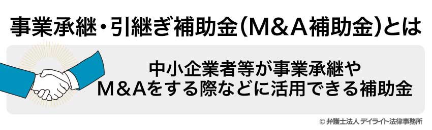 事業承継・引継ぎ補助金(M&A補助金)とは?