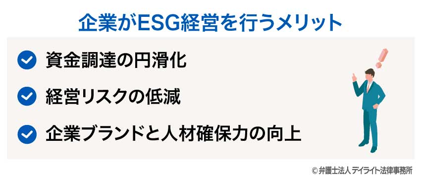 企業がESG経営を行うメリット