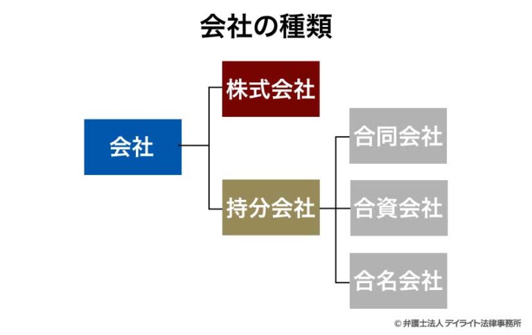 会社とは?会社の種類、設立や会社法の概要をわかりやすく | 顧問弁護士なら企業法務に強いデイライト法律事務所