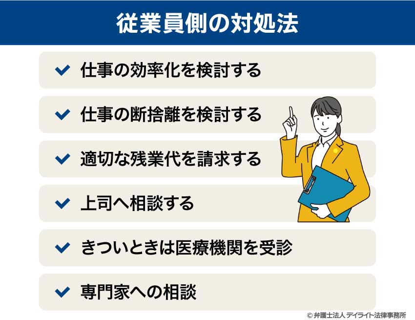 従業員側の対処法