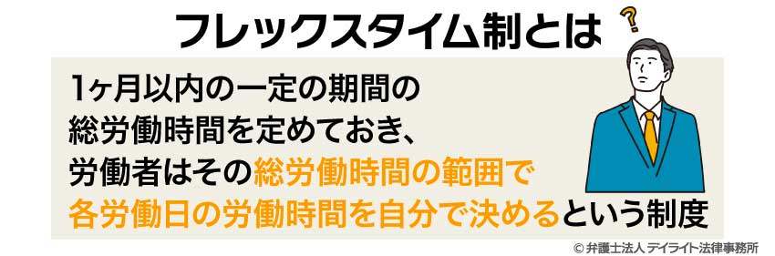 フレックスタイム制とは